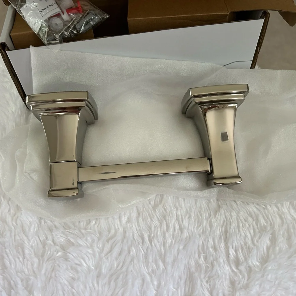 Kohler Riff Collection Toilet Paper Holder. New. Vibrant Polished Nickel Finish.